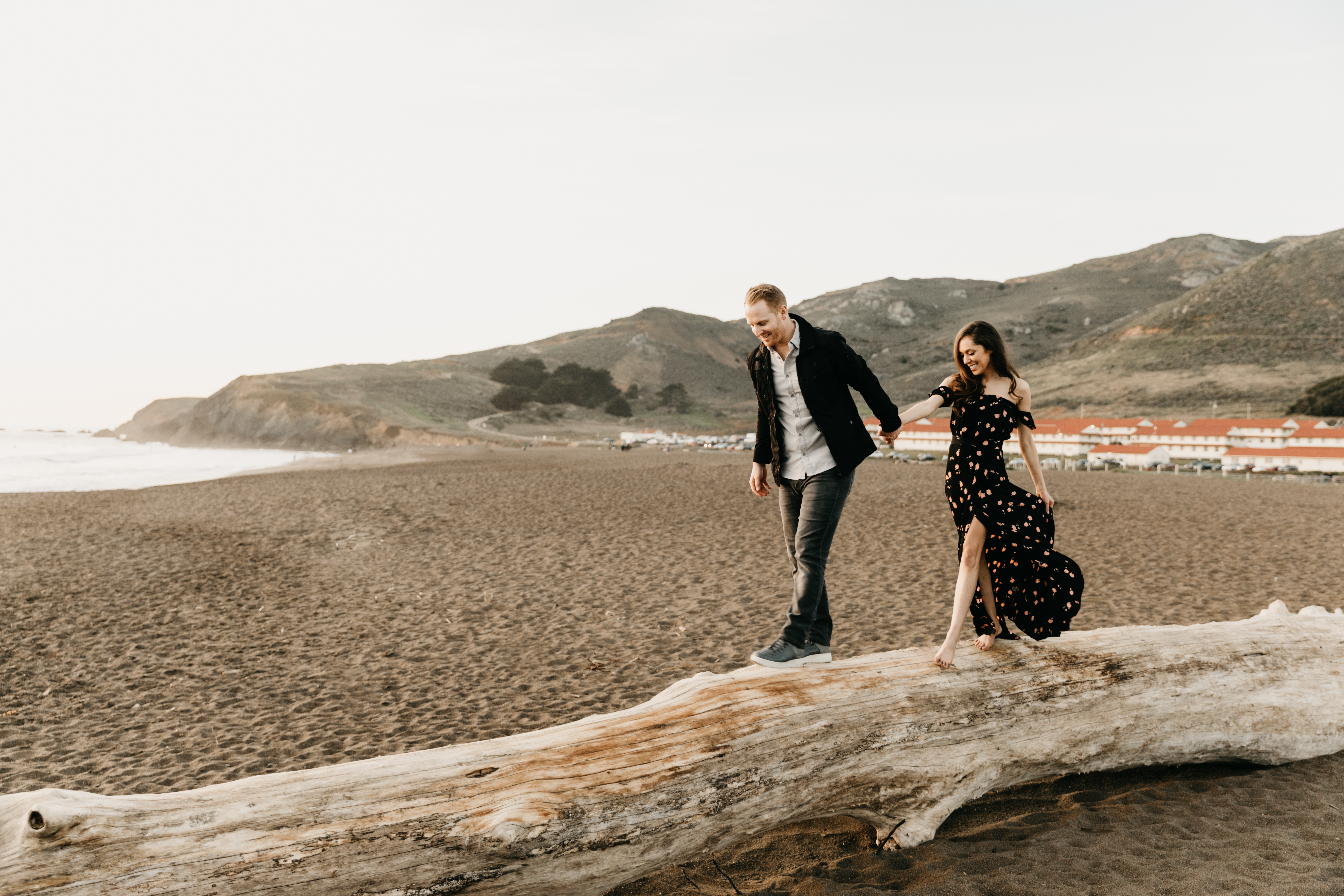 Hannah & Brady's Marin Headlands Engagement Session